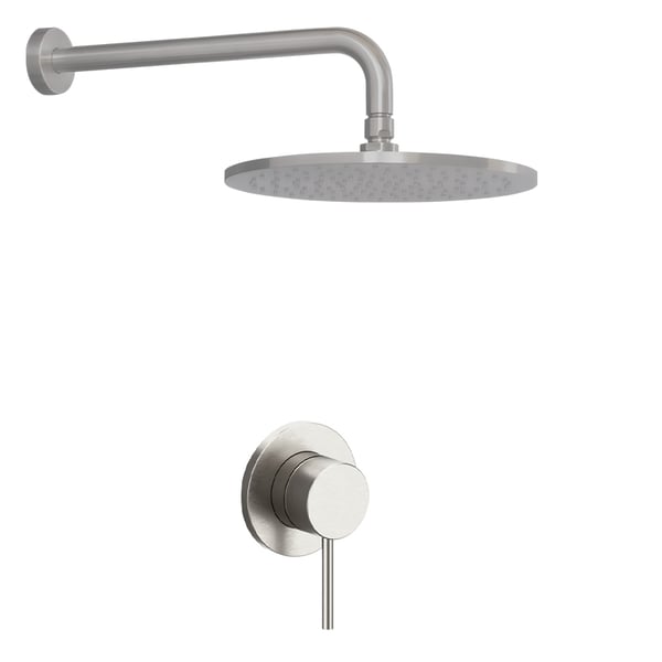 Σετ Εντοιχισμού Ντους Cosmo 316L Inox Brushed